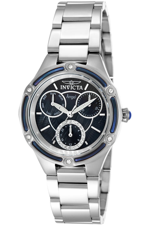 Invicta Angel 40384 – Reloj para Mujer de Cuarzo 35 mm Acero Inoxidable Plateado