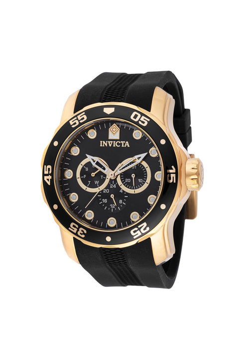 Reloj para Hombre Invicta Pro Diver SCUBA 45720 – Dorado con Correa Negra 48 mm