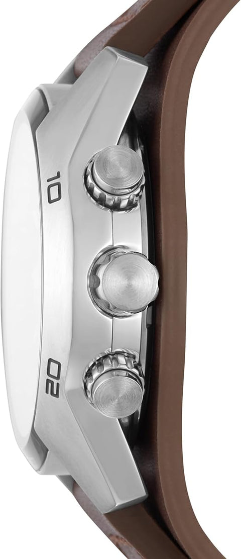 Reloj Fossil Coachman CH2564 – Cronógrafo Clásico de Cuero Negro