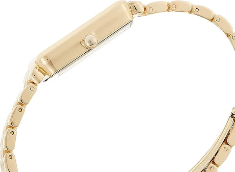 Anne Klein Reloj de Pulsera para Mujer con Detalles de Purpurina - Dorado
