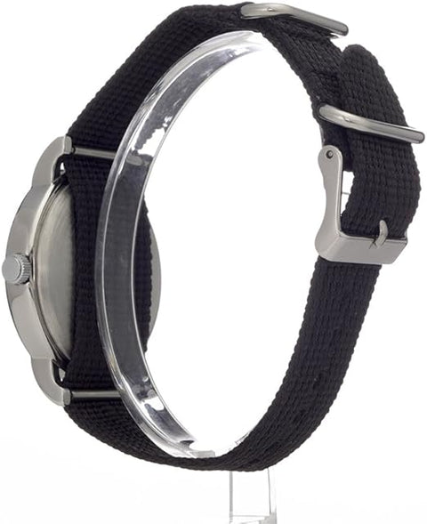Timex Weekender T2N647 – Reloj Unisex de 38 mm con Correa de Nailon Negra