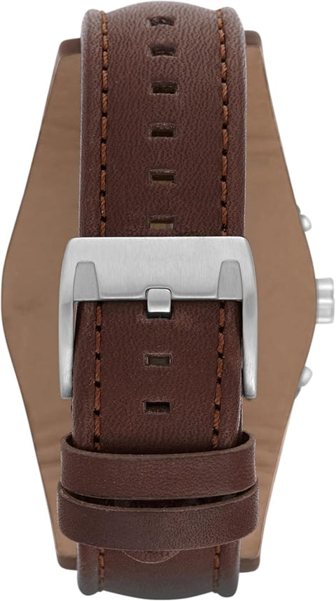 Reloj Fossil Coachman CH2564 – Cronógrafo Clásico de Cuero Negro