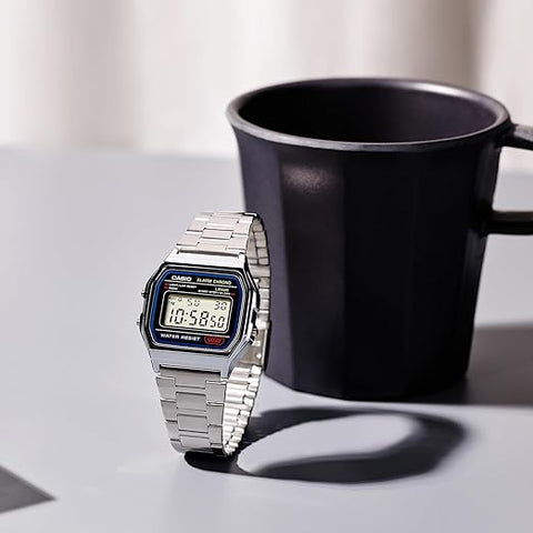 Reloj Digital Unisex Casio A158WA-1 - Vintage Clásico en Acero