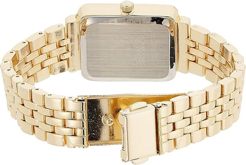 Anne Klein Reloj de Pulsera para Mujer con Detalles de Purpurina - Dorado