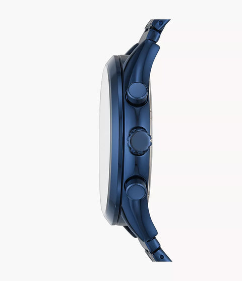 Reloj para Hombre Fossil Fenmore BQ2403 - Multifunción Azul Marino de Acero