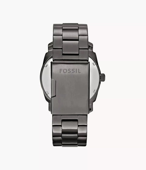Reloj Fossil Machine FS4774 - Acero Inoxidable en Tono Ahumado para Hombre