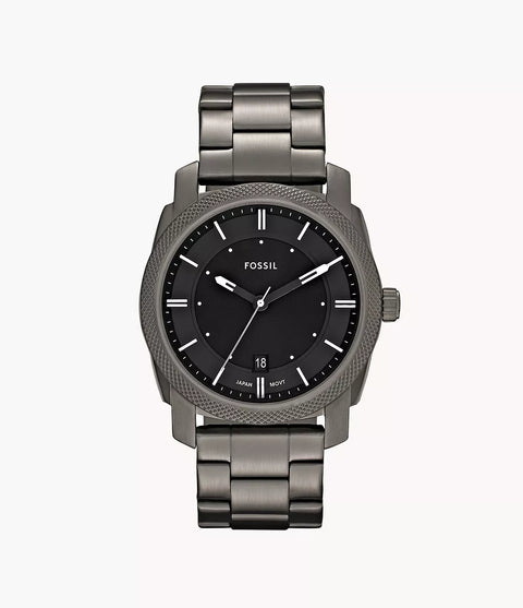 Reloj Fossil Machine FS4774 - Acero Inoxidable en Tono Ahumado para Hombre