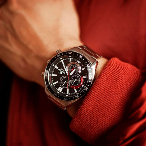 Casio Edifice EFV-620D-1A4V – Cronógrafo Deportivo de Acero Inoxidable