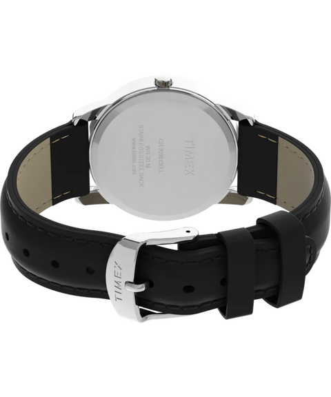 Timex Easy Reader T2H281 – Reloj Clásico de 35 mm con Correa de Cuero Negro
