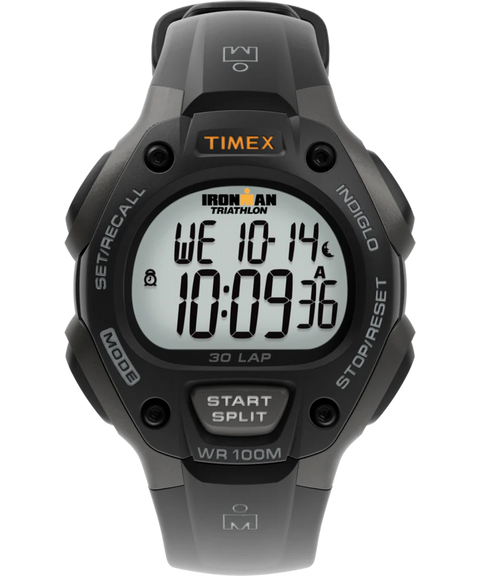 Timex Ironman Triathlon Classic 30 – Reloj Deportivo con Cronógrafo y Alarma