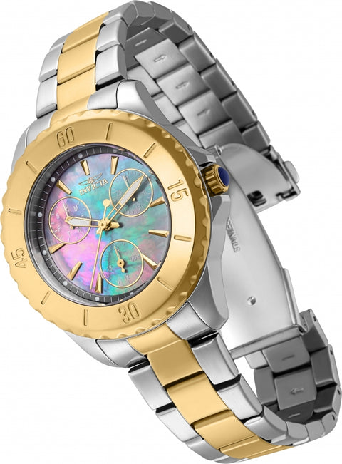 Invicta Angel 29112 Reloj para Mujer Bicolor en Oro y Acero con Esfera Gunmetal de 38 mm