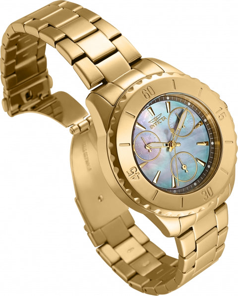 Invicta Angel 29109 Reloj para Mujer Dorado con Esfera Gunmetal de 38 mm