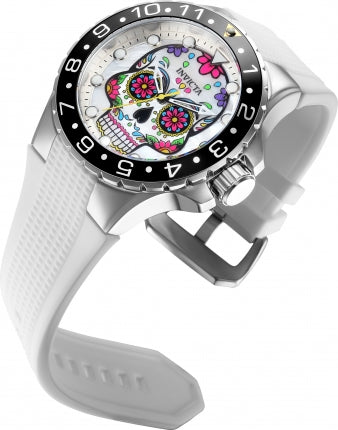 Reloj Deportivo para Hombre Invicta Aviator 36853 | 50 mm | Cuarzo | Blanco