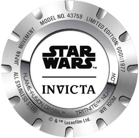 Invicta Star Wars Ahsoka 43759 – Reloj para Mujer 36 mm Dorado con Detalles Inspirados en Ahsoka Tano