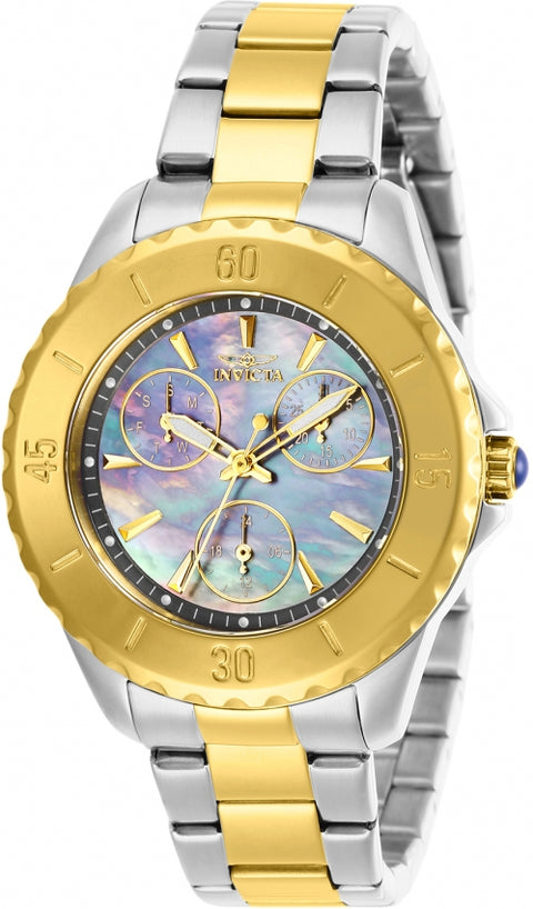 Invicta Angel 29112 Reloj para Mujer Bicolor en Oro y Acero con Esfera Gunmetal de 38 mm