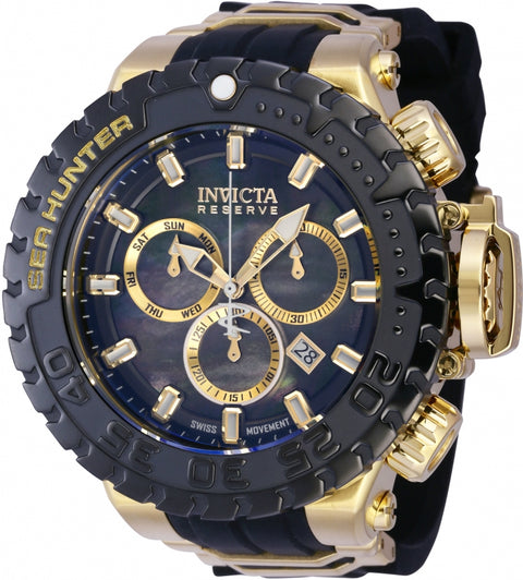 Reloj Deportivo para Hombre Invicta Sea Hunter 41007 - Negro y Dorado (57 mm)