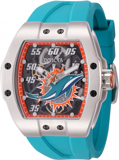 Invicta NFL Miami Dolphins 45061 – Espíritu deportivo con alma automática
