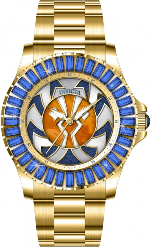 Invicta Star Wars Ahsoka 43759 – Reloj para Mujer 36 mm Dorado con Detalles Inspirados en Ahsoka Tano