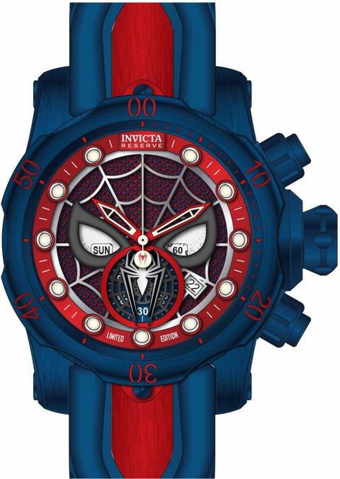 Invicta Marvel Spiderman 32460 – Azul Oscuro, Rojo y Plata