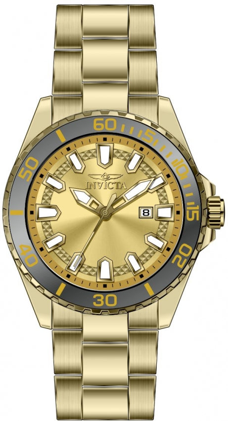 Invicta Pro Diver 47341 – Reloj Dorado para Hombre 46 mm
