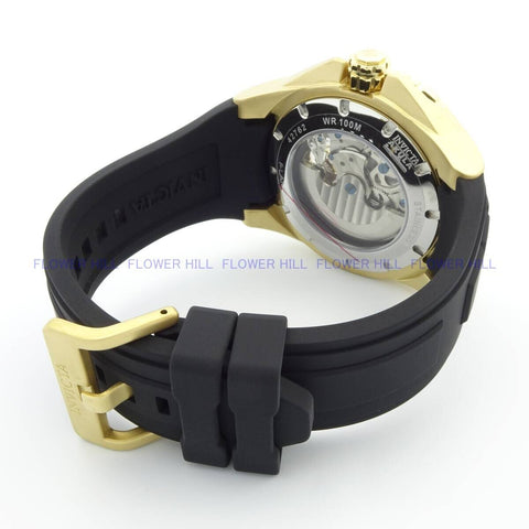 Reloj Deportivo para Hombre Invicta Akula 42762 - Negro, Acero y Oro (Automático)