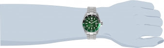 Reloj para Hombre Invicta Pro Diver 30808 – Plateado con Carátula Verde 43 mm