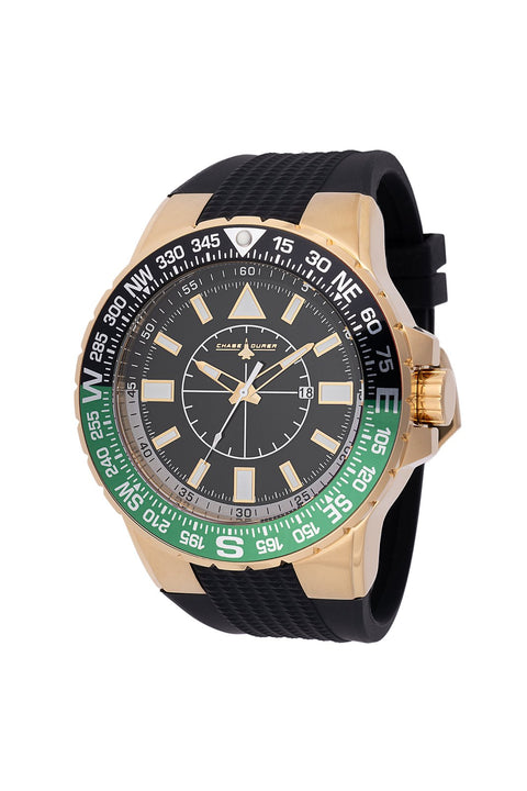 Reloj para Hombre Chase Durer CDW-0105 – Dorado con Correa Negra 52 mm