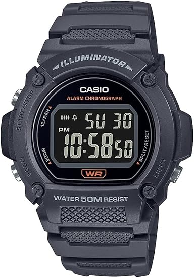 Casio W219H-8BVCF – Reloj Digital Deportivo para Hombre