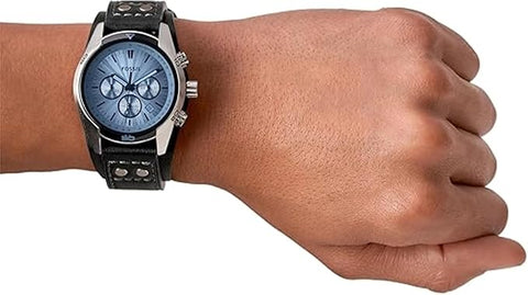 Reloj Fossil Coachman CH2564 – Cronógrafo con Correa de Cuero Negro