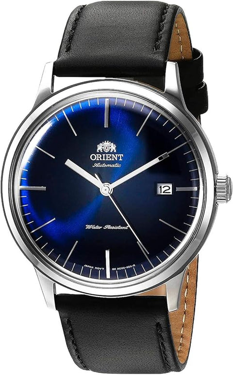 Reloj de Vestir Orient Bambino Versión III TAC0000DD0 - Automático, Dial Azul y Correa de Cuero