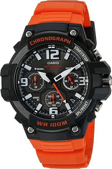 Reloj Casio MCW-100H-4AV – Heavy Duty, Cronógrafo Deportivo y Resistente