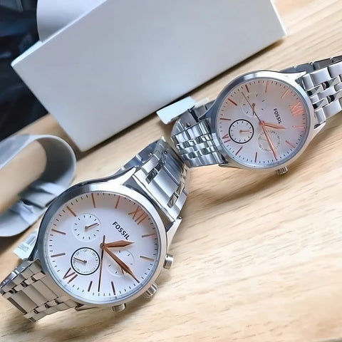 Set de Relojes Fossil para Pareja – BQ2468SET