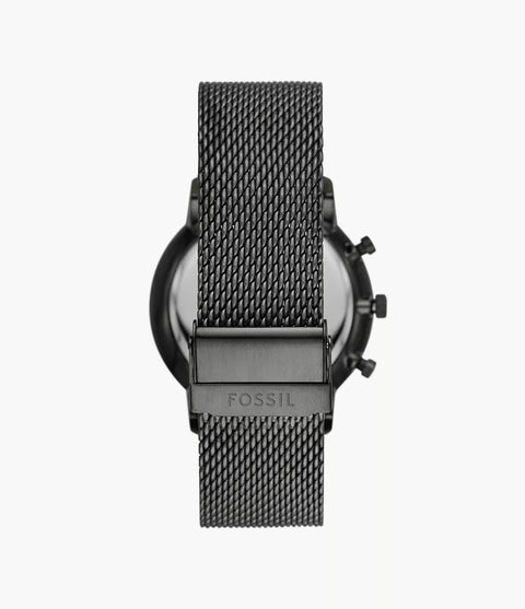 Reloj Fossil Neutra FS5699 - Cronógrafo para Hombre con Caja y Correa Ahumada de Acero Inoxidable
