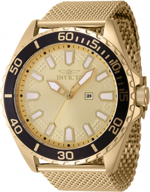 Reloj para Hombre Invicta Pro Diver 46902 – Totalmente Dorado 46 mm