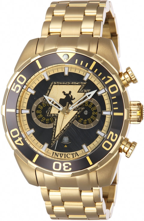 Reloj para Hombre Invicta DC Comics 43682 - Black Adam | 50 mm | Cronógrafo de 60 segundos