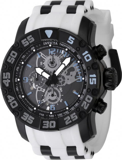 Reloj Deportivo para Hombre Invicta Racing JM Edición Limitada 48064 - Blanco y Negro